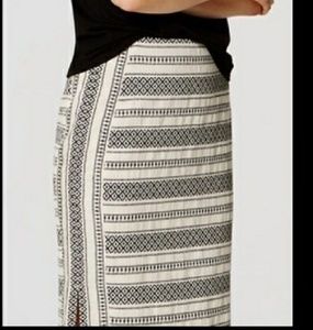 Loft Pencil Ikat Pencil skirt